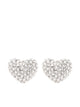 Marc Jacobs The Heart Pave Stud Earrings