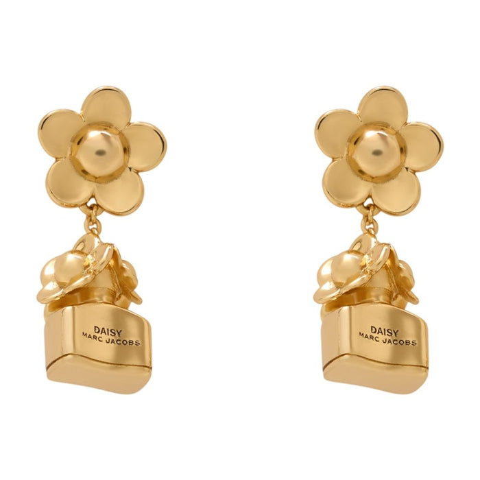Marc Jacobs Delicate Daisy Earrings -  - Brass - Gold