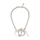 Marc Jacobs Heart Handcuff Necklace -  - Brass - Silver