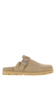 Prada Sand Suede Slippers