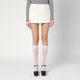 Marc Jacobs Ivory Textured Tweed Mini Skirt