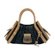 Marc Jacobs Blue Cotton Polyester Handbag