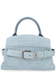 Marc Jacobs Azure Suede Cow Leather Shoulder Bag
