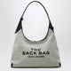 Marc Jacobs Sack Bag Bucket Bag In Canvas And Leather Ivory/Black