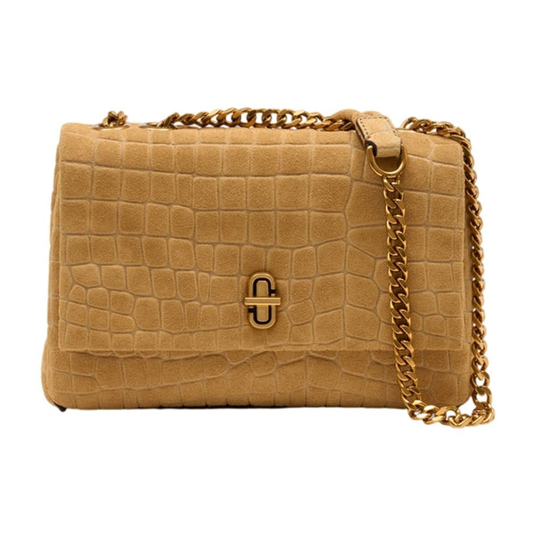 Marc Jacobs The Slim Dual Chain Shoulder Bag -  - Leather - Beige