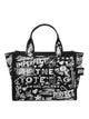 Marc Jacobs The Punk Scribble Canvas Small Tote Bag