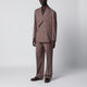 Tagliatore Taupe Doublebreasted Wool Suit