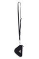 Prada Black Nylon Trick Key Chain
