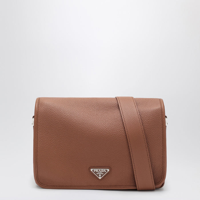 Prada Cognac-Coloured Leather Shoulder Bag