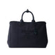 Prada Navy Blue Canvas Shopping Bag