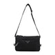 Prada Re-Nylon And Leather Shoulder Bag