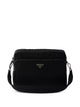 Prada Logo-Plaque Nylon Messenger Bag