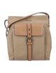 Prada Khaki Canvas Prada Route Crossbody Bag