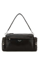 Prada Dark Brown Lamb Leather Crossbody Bag