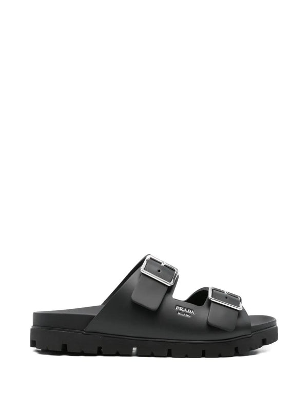 Prada Strap Sandals With Buckle