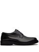 Valentino Garavani Black Leather Lace-Up Shoes