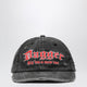Dagger Black Distressed-Effect Baseball Cap