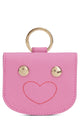 Longchamp Leather Card Holder With Ring