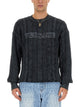 Versace Knit With Greek Braid Work