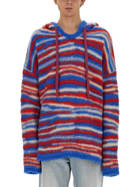 Erl Hooded Shirt