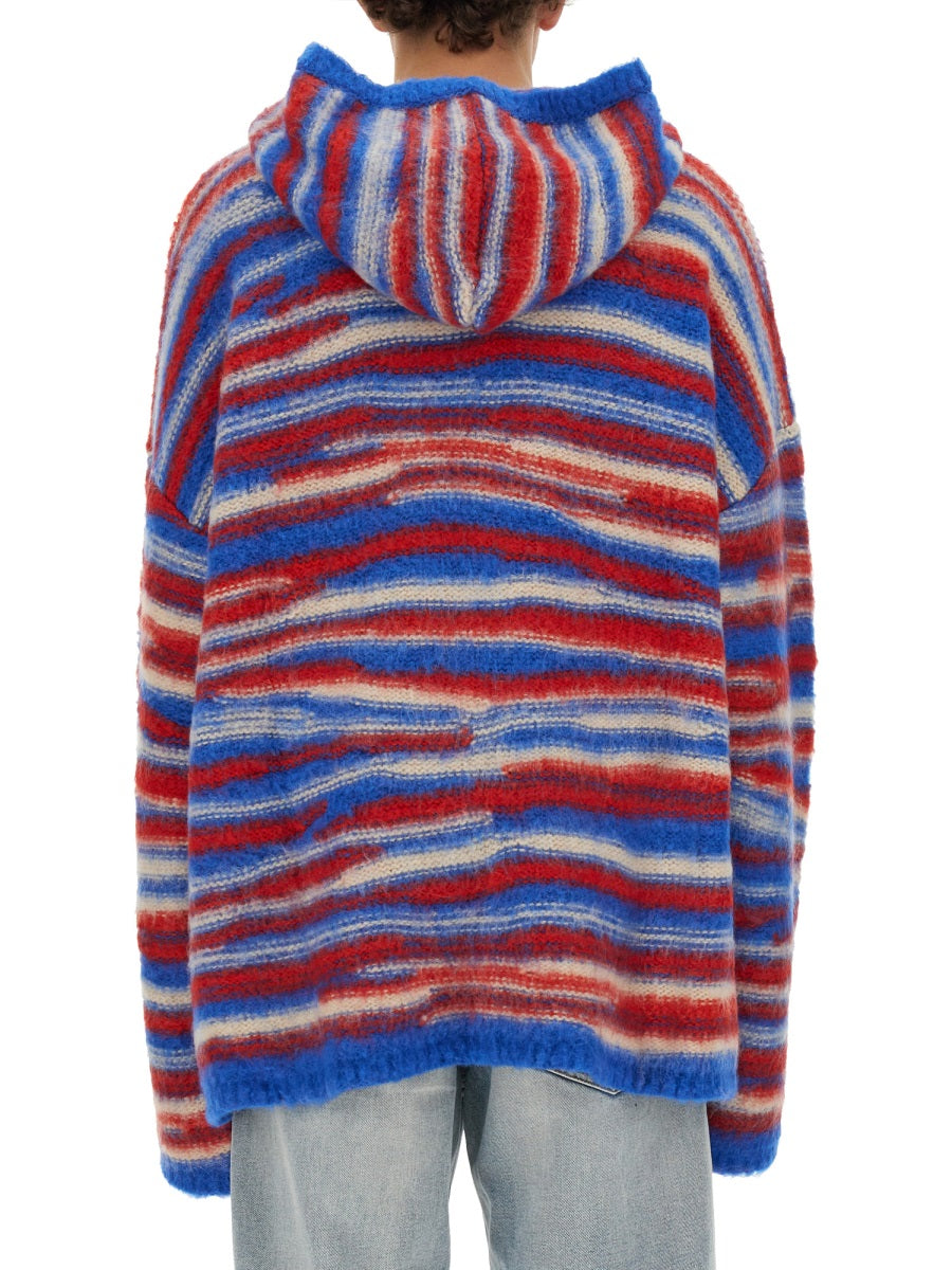 Erl Hooded Shirt