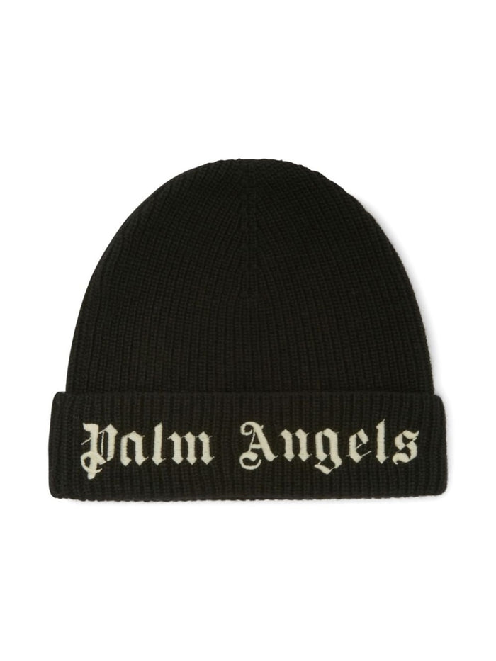 Palm Angels Beanie With Logo