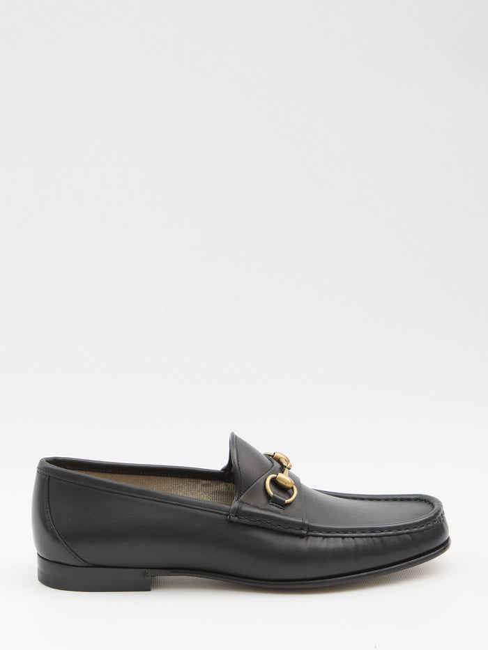 Gucci Black Leather Loafers