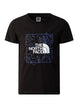 The North Face Y New S/S Graphic Tee Blue Moss/Lemon Yellow