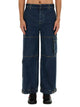 Gucci Denim Pants With Gucci Label