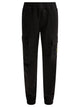 Stone Island Kids Black Cotton Elastane Trousers