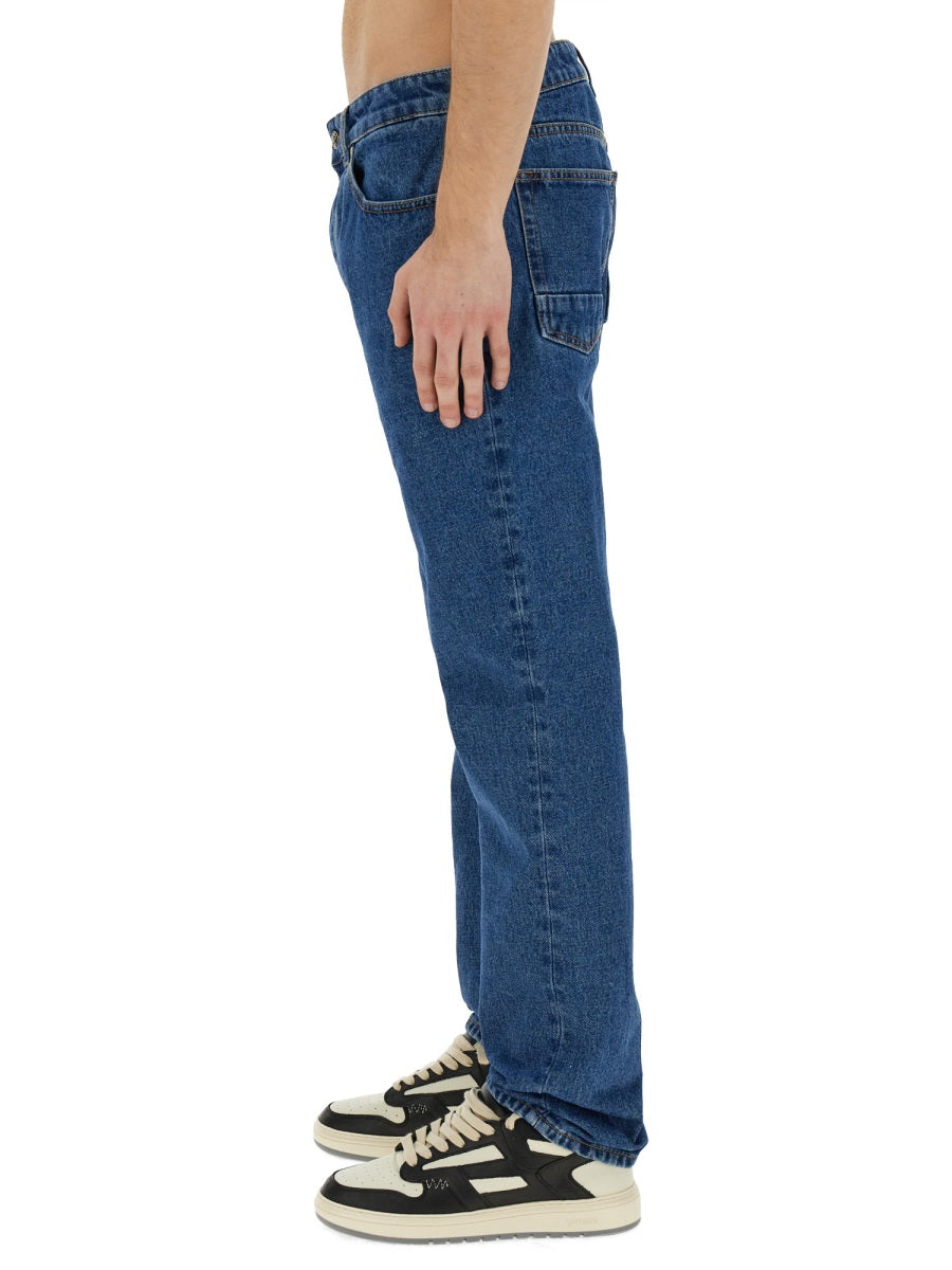 Palm Angels Straight Leg Jeans