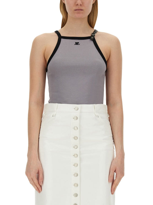 Courreges Tops With Logo