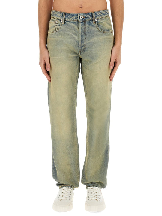 Kenzo Slim Bara Jeans 'Kenzo Drawn Varsity'