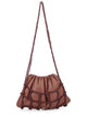 Alysi Beaded Leather Shoulder Bag