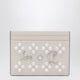 Christian Louboutin Kios Card Holder In Grained Calfskin And Spikes