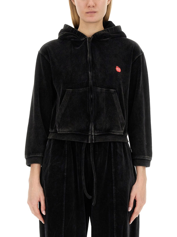 Alexanderwang.t Velour Sweatshirt