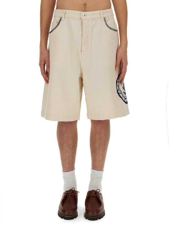 Drôle De Monsieur Cotton Bermuda Shorts