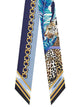 Ferragamo Mini Bandeau With Feline Print