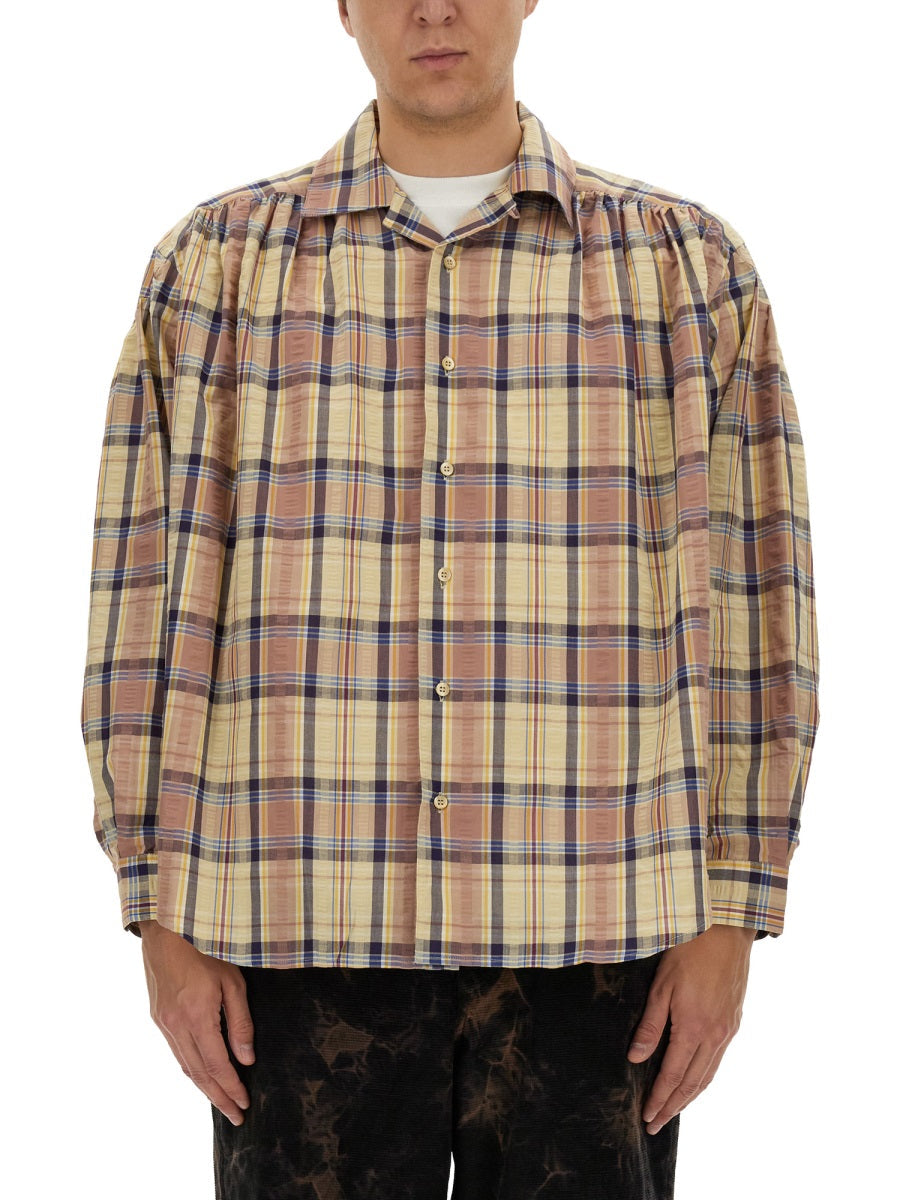 Aïe Seersucker Cotton Shirt