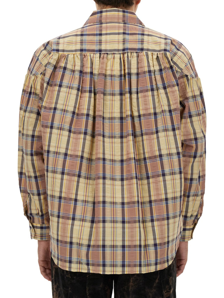 Aïe Seersucker Cotton Shirt
