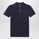 Polo Ralph Lauren Blue Navy Cotton Polo Shirt With Logo