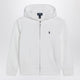 Polo Ralph Lauren White Zip-Up Sweatshirt In Cotton Blend