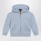 Polo Ralph Lauren Light Blue Zip Hoodie