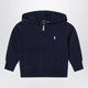 Polo Ralph Lauren Navy Blue Zip-Up Sweatshirt