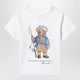 Polo Ralph Lauren White Cotton Polo Bear T-Shirt