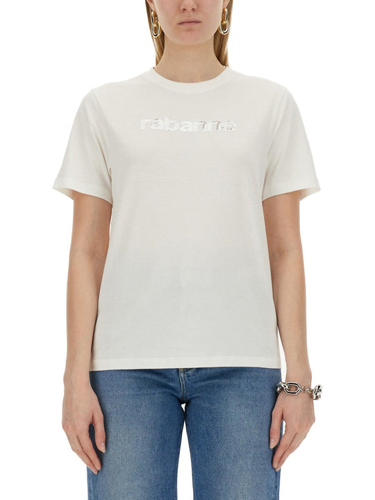 Rabanne T-Shirt With Logo