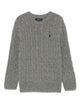 Polo Ralph Lauren Grey Wool Cashmere Blend Sweater