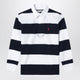 Polo Ralph Lauren White/Navy Striped Polo Shirt