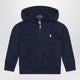 Polo Ralph Lauren Navy Blue Zip Hoodie