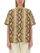 Jil Sander T-Shirt With Animal Pattern